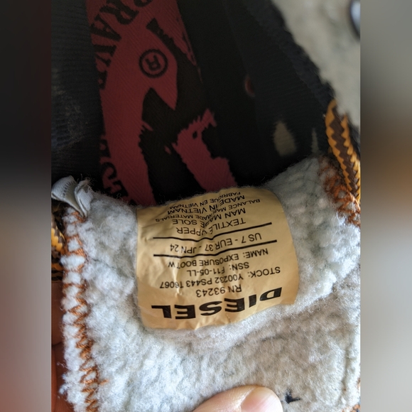 Diesel size 37 Jean high tops sneakers - Picture 5 of 10